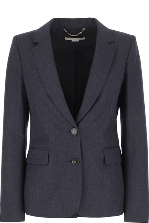 Stella McCartney for Kids Stella McCartney Blue Wool Blazer