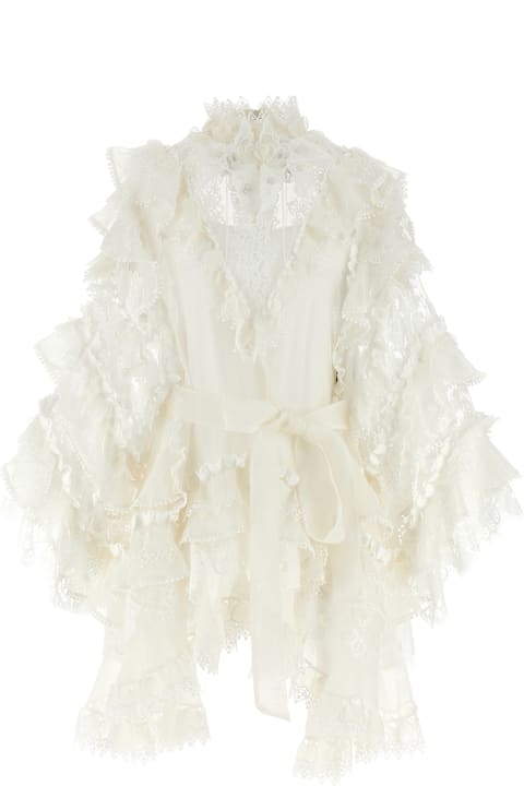 Zimmermann Dresses for Women Zimmermann 'crush Heart Trim' Mini Dress