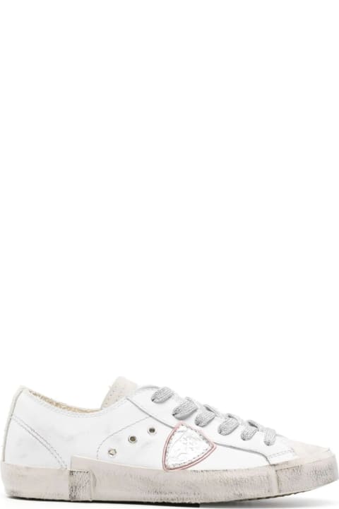 Philippe Model for Kids Philippe Model Prsx Low Sneakers - White