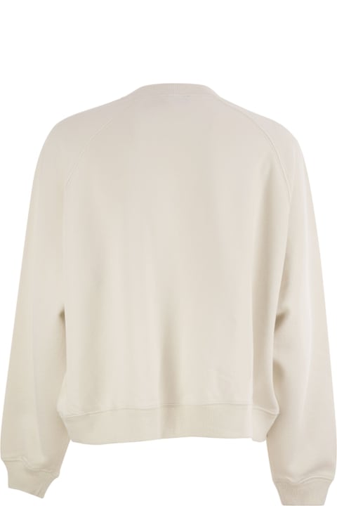 Polo Ralph Lauren Sweaters for Women Polo Ralph Lauren Sponge Crew Neck With Logo And Flag