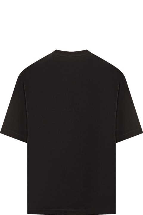 Fashion for Men Lanvin Logo Embroidered Regular T-shirt