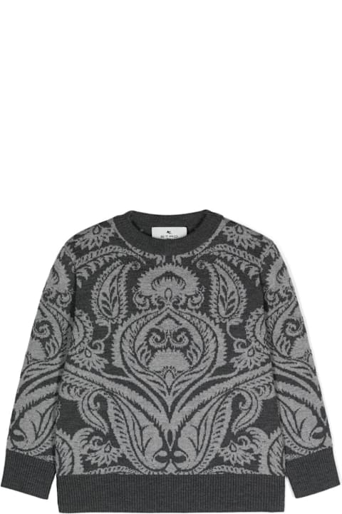 Etro Sweaters & Sweatshirts for Boys Etro Maglione Con Motivo Jacquard