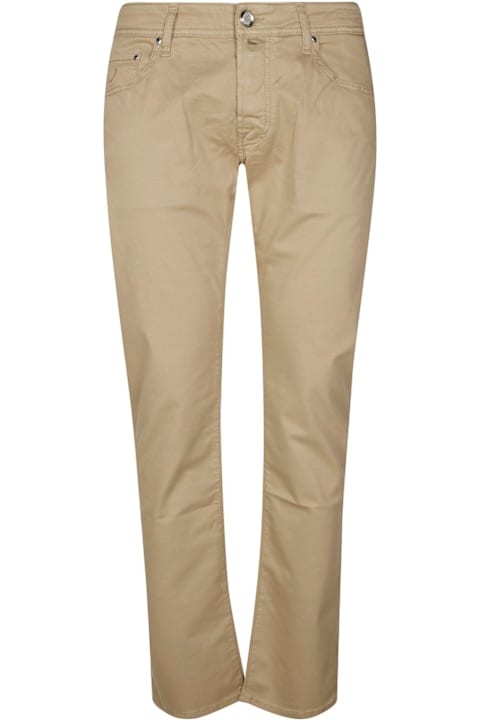 Jacob Cohen for Kids Jacob Cohen Nick Logo Patch Straight-leg Trousers