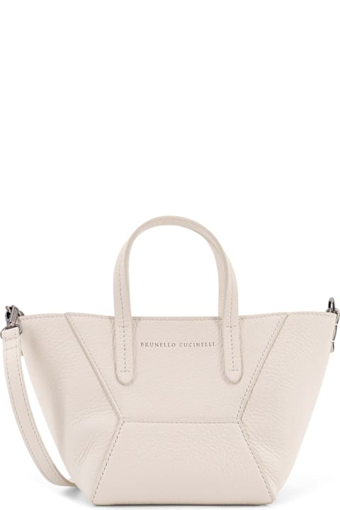 Brunello Cucinelli Bc Duo Leather Crossbody Bag