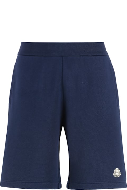 Pants for Men Moncler Genius 3 Moncler X Mercedes-benz By Nigo - Cotton Bermuda Shorts