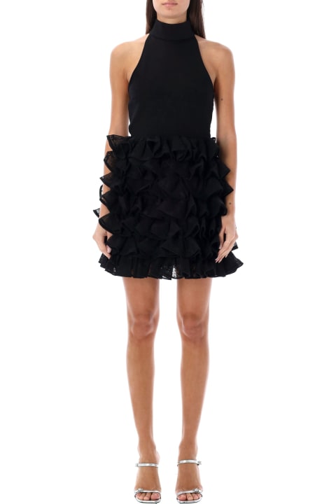 Fashion for Women Rotate by Birger Christensen Ruffle Mini Dress