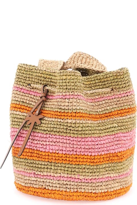 Raffia 'beach Bucket' Bag