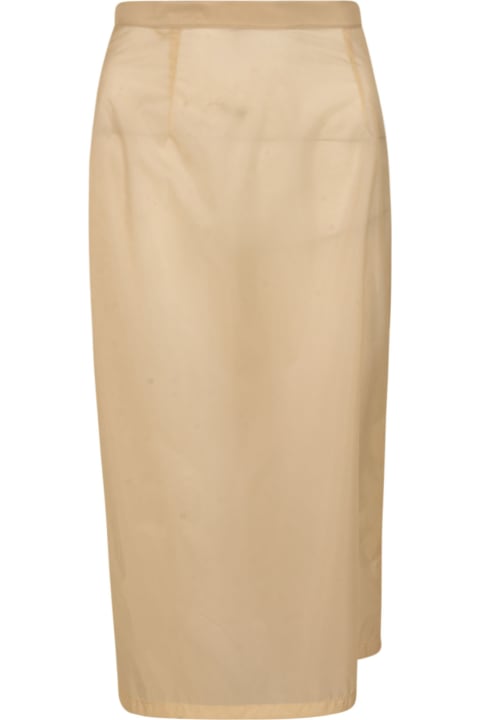 Long-length High Waist Skirt