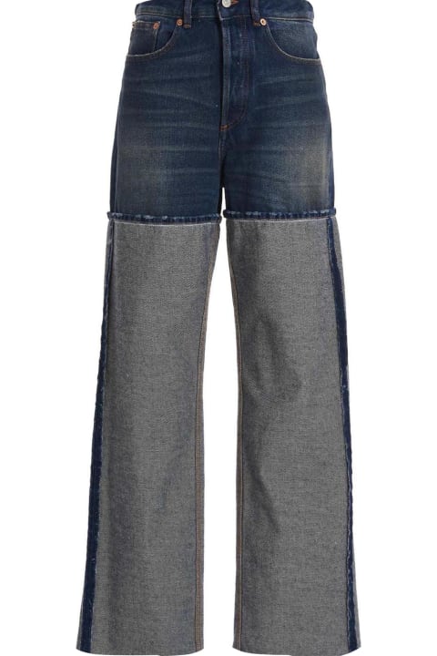 Reversed Denim Jeans