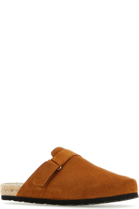 Homeware Manebi Camel Suede Hamptons Slippers