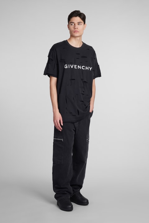 Givenchy Topwear for Men Givenchy Destroyed Effect T-shirt