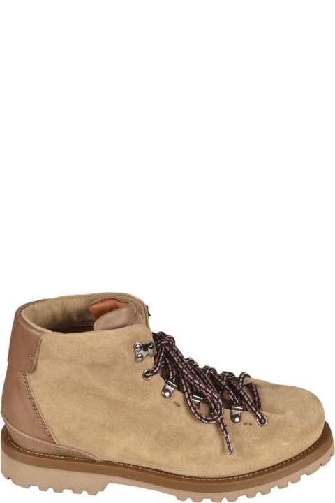 Fashion for Women Buttero Logo Patched Lace-up Boots