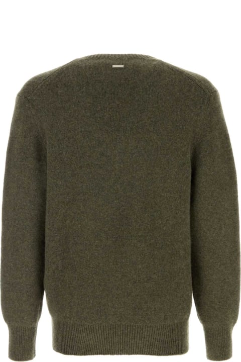 Homeware Ferragamo Dark Green Cashmere Sweater