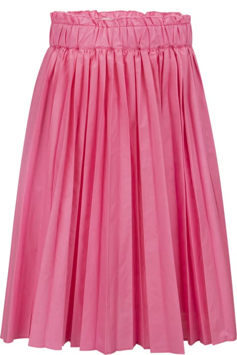 Skirts for Women RED Valentino Pleated Taffeta Froissè Skirt