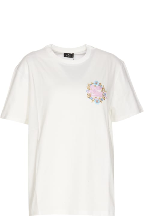 Etro for Women Etro Embroidered T-shirt