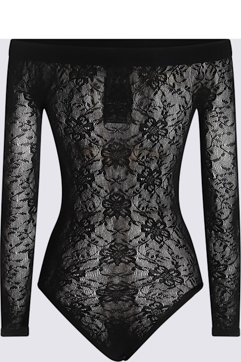 Saint Laurent جمب سوت لـ السيدات Saint Laurent Black Bodysuits