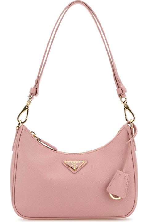 Homeware Prada Pink Leather Mini Prada Re-edition Shoulder Bag