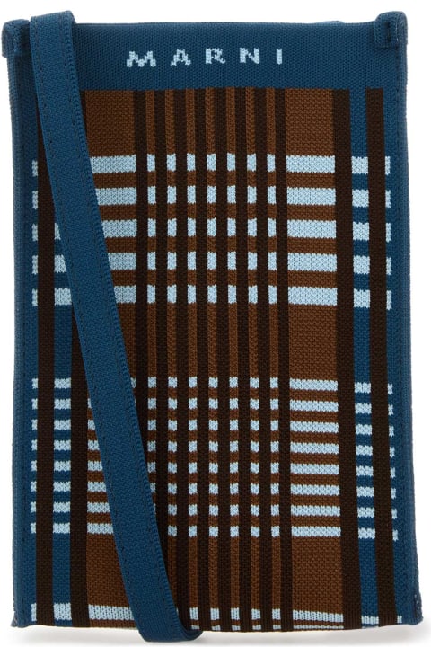 ウィメンズ Marniのトートバッグ Marni Embroidered Fabric Crossbody Bag