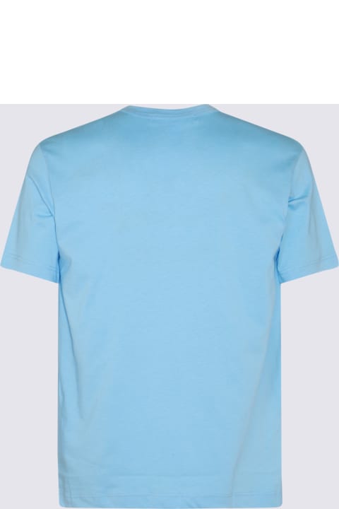 メンズ トップス Comme des Garçons Blue Cotton T-shirt