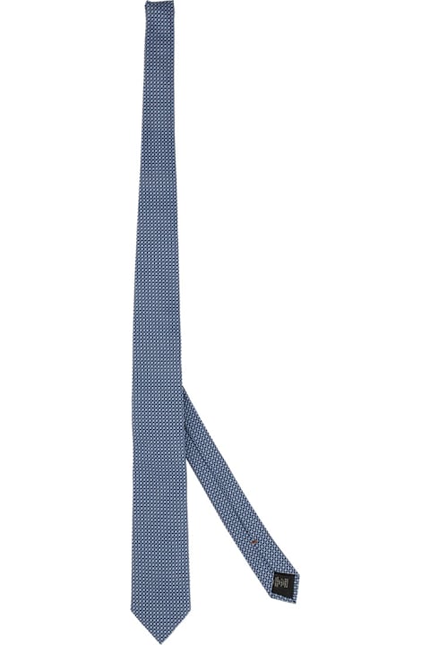 Zegna لـ Men Zegna Silk Jacquard Tie