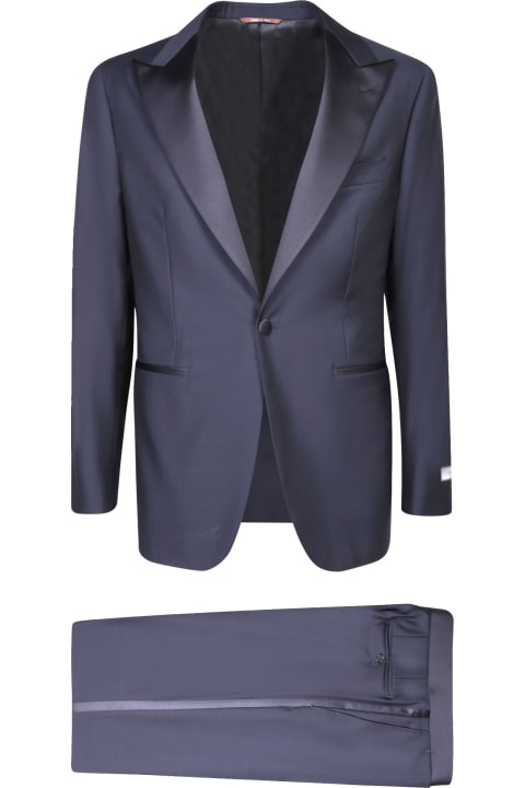 Capri Hopsack Blue Suit
