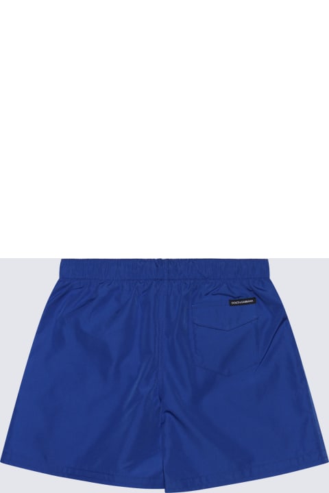 ガールズ 水着 Dolce & Gabbana Blue Swim Shorts