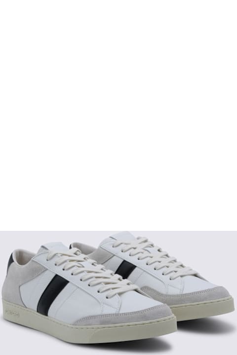 Tom Ford White Leather Sneakers