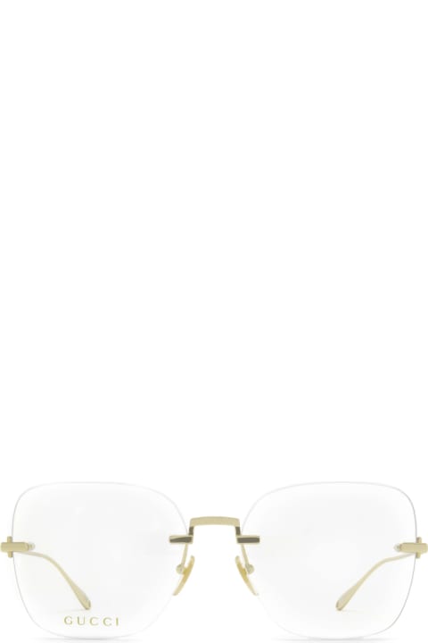 Gucci Eyewear Eyewear for Women Gucci Eyewear Gg1150o Gold Glasses