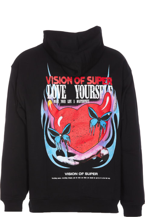 Vision of Super Fleeces & Tracksuits for Men Vision of Super Puffy Love Hoodie