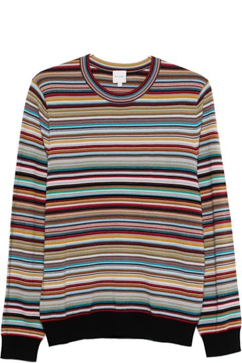 Paul Smith for Kids Paul Smith Signature Stripe Wool Sweater