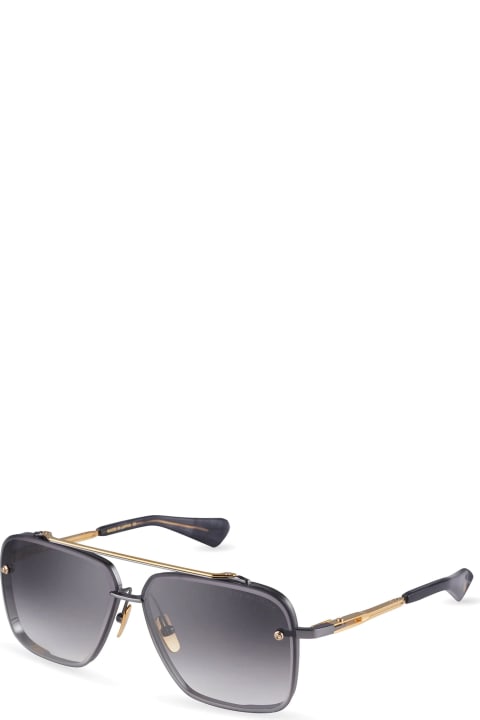メンズ Ditaのアイウェア Dita Mach-six - Black Rhodium/ Yellow Gold Sunglasses