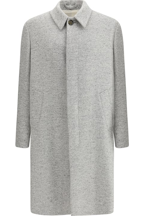 Homeware Lardini Herringbone Patterned Coat