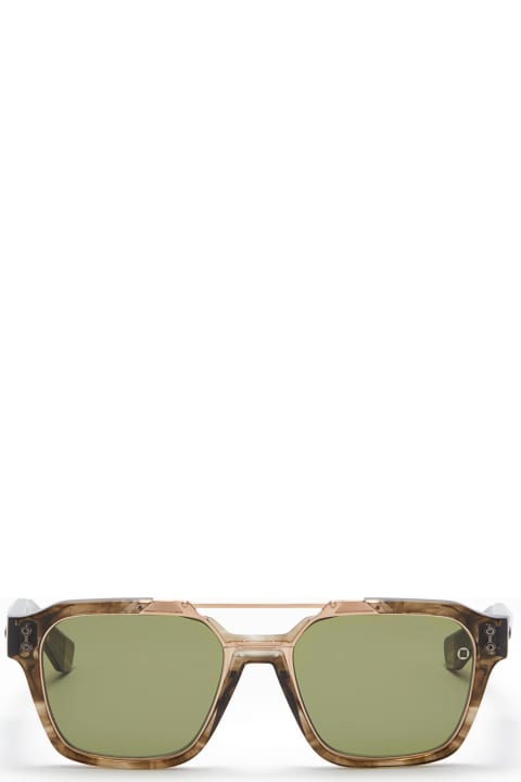 Homeware Akoni Discovery - Green Tortoise Swirl Sunglasses