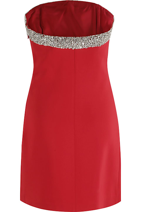 Homeware Amen Dress In Crepe W Jewel Embroidery