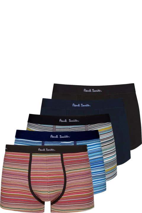 Paul Smith for Men Paul Smith Pack Of Five Boxer Shorts