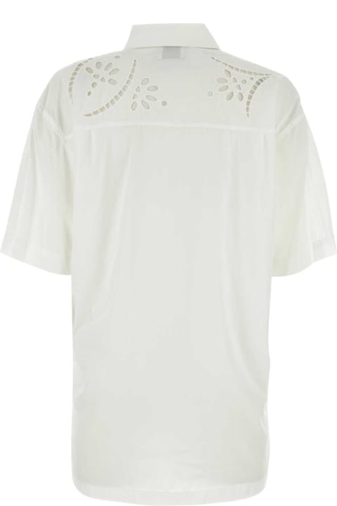 Isabel Marant for Women Isabel Marant White Modal Blend Bilya Shirt