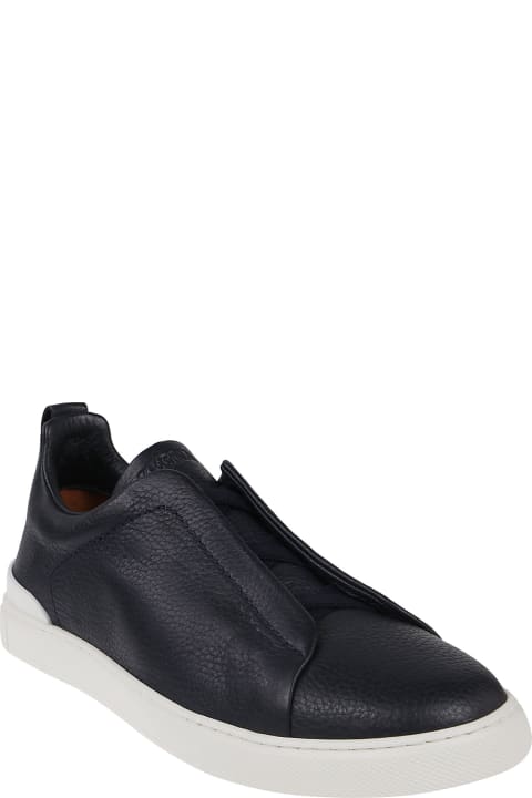 Fashion for Men Zegna Triple Stitch Low Top Sneakers