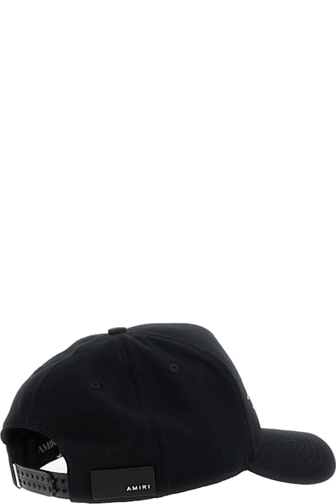 AMIRI Hats for Women AMIRI 'spirit' Black Baseball Cap With Logo Embroidery On The Front In Cotton Man