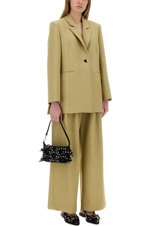 Ganni for Women Ganni Twill Suit Blazer