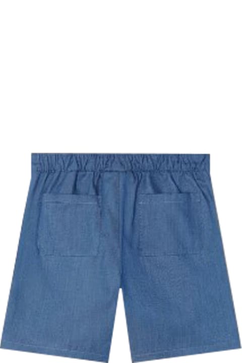 Fashion for Baby Boys Versace Medusa Baby Shorts In Chambray