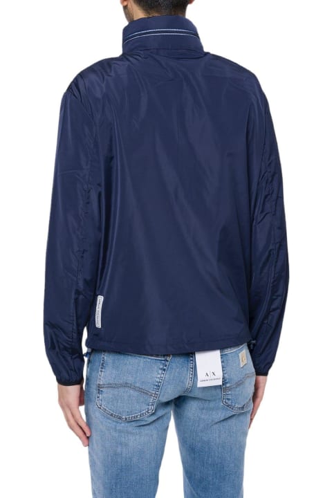 Fashion for Women Armani Collezioni Logo Patch Zipped Jacket