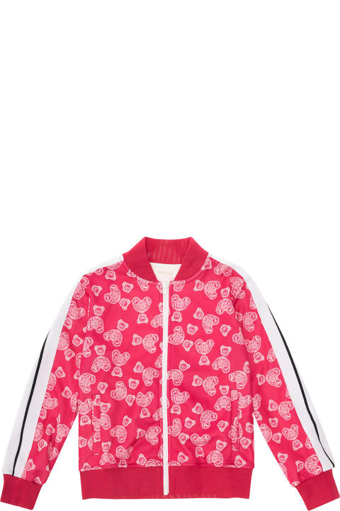 Coats & Jackets for Girls Palm Angels Aop Bears Paisley Track Jkt