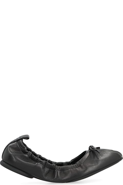 Hogan Laced Shoes for Women Hogan Hogan H684 Leather Ballet Flats