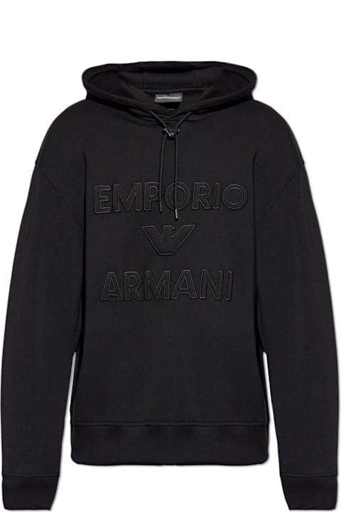 Emporio Armani سترات لـ القسم الرجالي Emporio Armani Sweatshirt From The Sustainability Collection