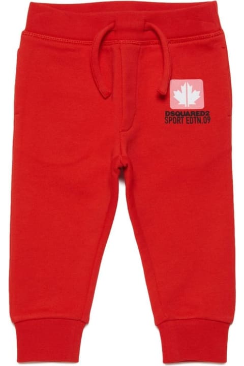 Bottoms for Baby Boys Dsquared2 Dsquared2 Trousers Red