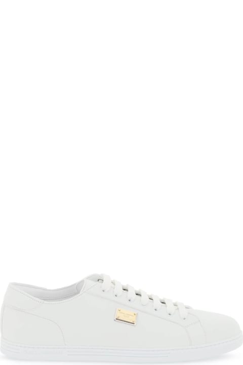 Dolce & Gabbana Shoes for Men Dolce & Gabbana Leather 'saint Tropez' Sneakers