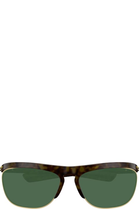 Bottega Veneta Eyewear Eyewear for Men Bottega Veneta Eyewear Bottega Veneta Bv1348s Linea Speed Rectangular 002 Havana Green Sunglasses