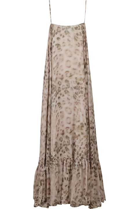Rotate by Birger Christensen Clothing for Women Rotate by Birger Christensen Chiffon Maxi Wide Dress
