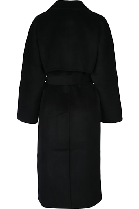 Calvin Klein معاطف وجواكت لـ السيدات Calvin Klein Ls Df Wool Long Wrap Coat