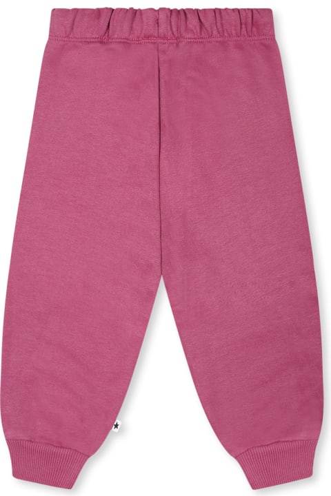 Fashion for Baby Girls Molo Pink Trousers For Baby Girl